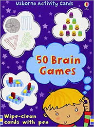 50 Brain Games (Usborne Activity Cards) on Sale