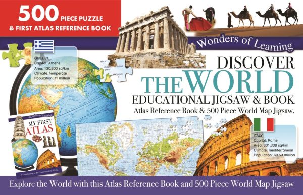 Discover The World ( Educational Jigsaw & Book ) Discount