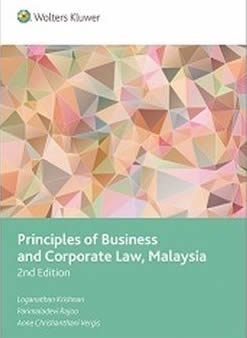 Principles of Business and Corporate Law, Malaysia 2E Online