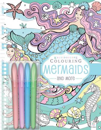 KALEIDOSCOPE COLOURING PASTEL MARKERS: MERMAIDS Cheap