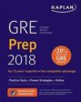 GRE Prep 2018: Practice Tests + Proven Strategies + Online Fashion