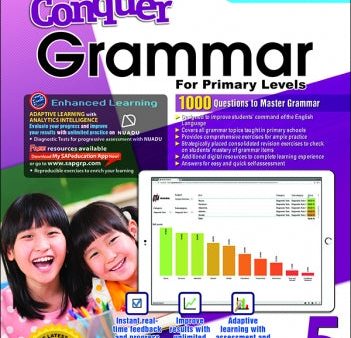 CONQUER GRAMMAR FOR PRIMARY LEVELS WORKBOOK 5 + NUADU Discount