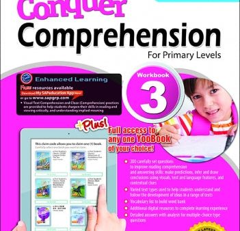 Conquer Comprehension For Primary Levels Workbook 3 + YooBook Supply