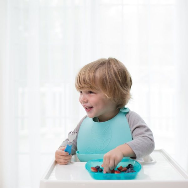 Dr. Brown’s Silicone Baby Bib - Turquoise Sale