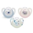 NUK Star Day & Night Silicone Soother (Assorted Designs) Online now