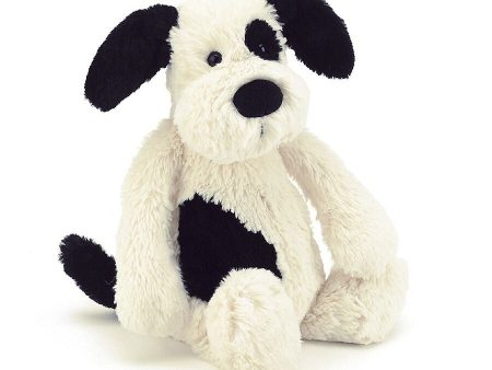 Jellycat Bashful Black & Cream Puppy- Medium H31cm Online Hot Sale