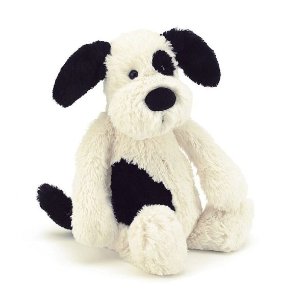 Jellycat Bashful Black & Cream Puppy- Medium H31cm Online Hot Sale