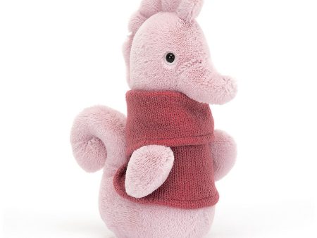 Jellycat Cozy Crew Seahorse - H17cm For Discount