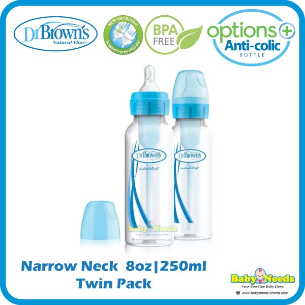 Dr. Brown’s 250ml PP Options+ Narrow-Neck Baby Bottle (Assorted Designs) Discount