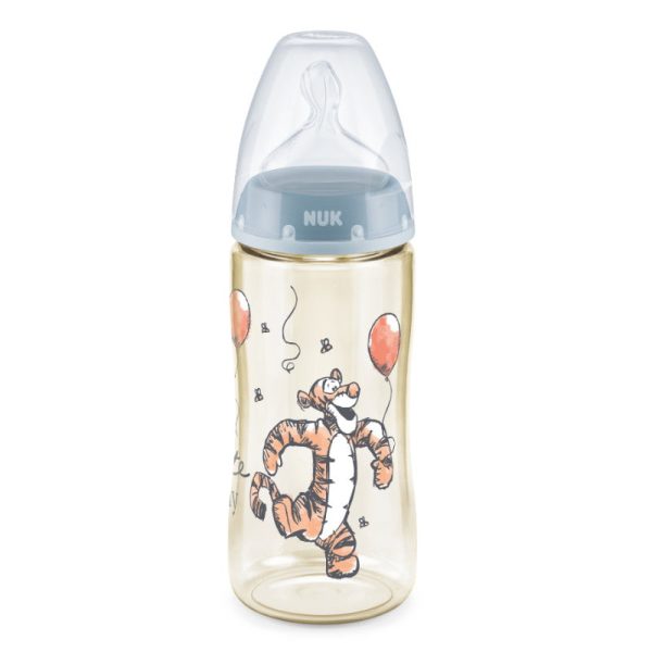 NUK 300ml PPSU Bottle w Temp Control 0-6m (Assorted Designs) Discount