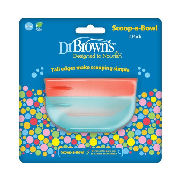 Dr. Brown’s Designed to Nourish Scoop-A-Bowl Twin Pack Hot on Sale