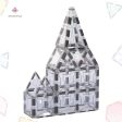 SparksMag Transparent 208 Pcs Grande Magnetic Tiles Set Fashion