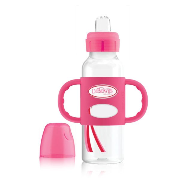 Dr. Brown’s® Milestones™ Narrow Sippy Bottle w Handles (Assorted Designs) Supply