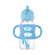 Dr. Brown’s 270ml Wide-Neck Sippy Straw Bottle w Silicone Handle (Assorted Designs) Supply