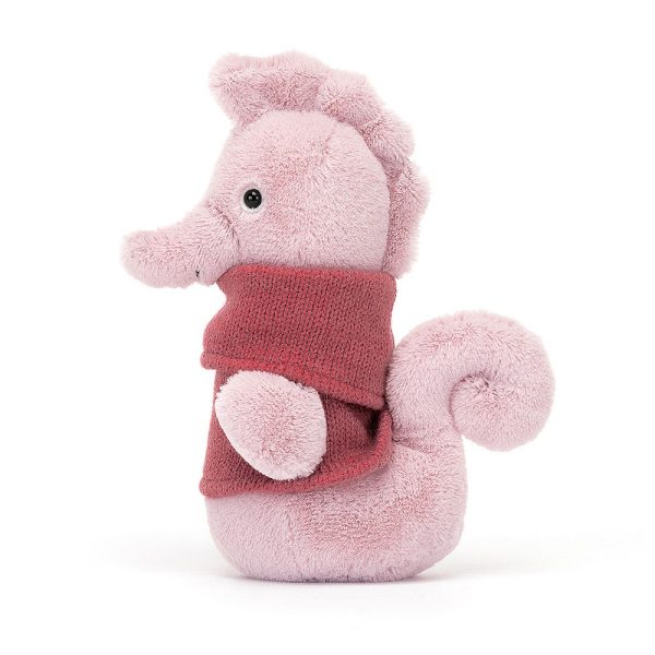 Jellycat Cozy Crew Seahorse - H17cm For Discount