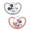 NUK Mickey SPACE Silicone Soother Twin Pack (Assorted Designs) For Cheap