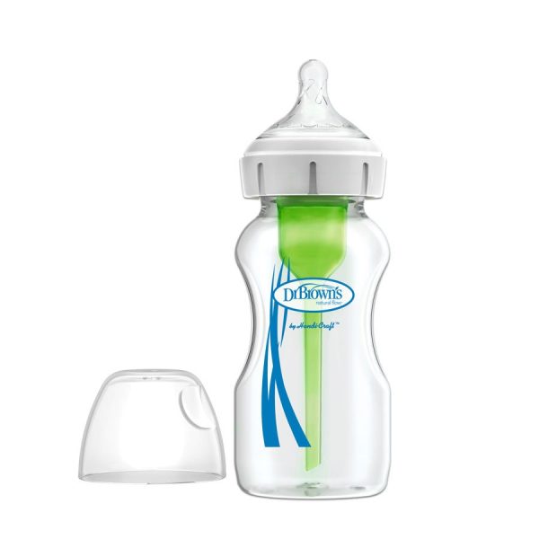 Dr. Brown’s Natural Flow® Anti-Colic Options+™ Wide-Neck Glass Baby Bottle on Sale